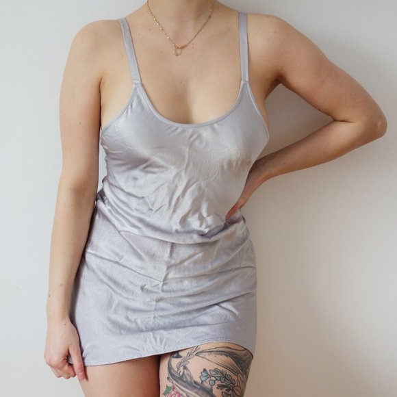 Satin Mini Dress - Picture 1 of 6